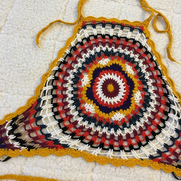 Retro Crochet halter top - Picture 5 of 6